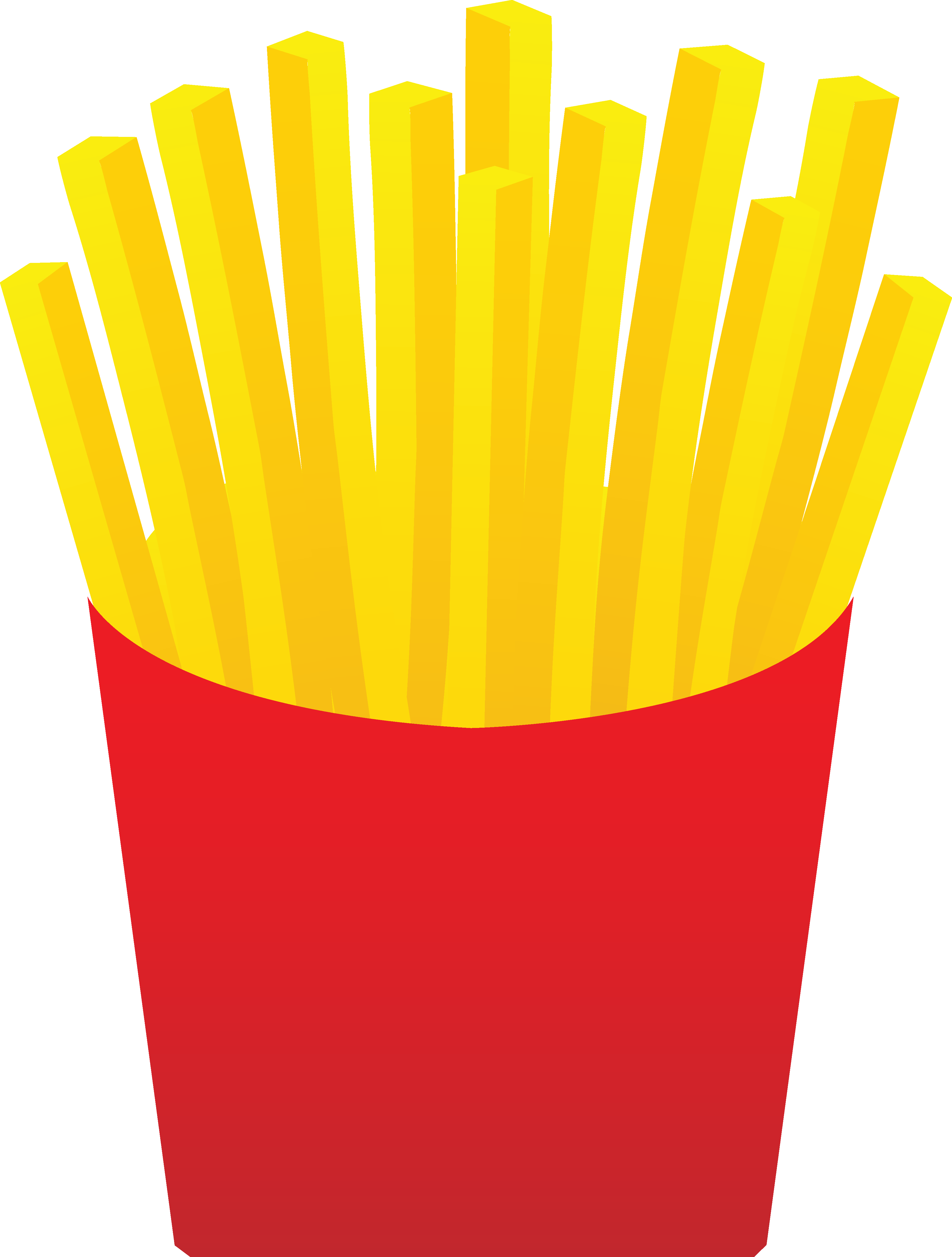 French fry clipart free