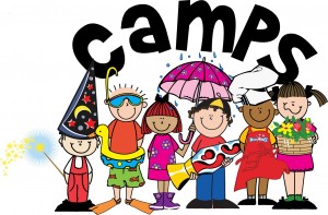 Day camp activities clipart
