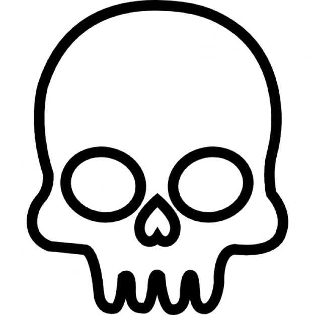 Skull Outline Vectors, Photos and PSD files | Free Download