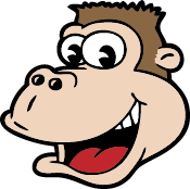 Go Ape on these Funny Cartoon Gorilla Clip Art Graphics & Ape Faces