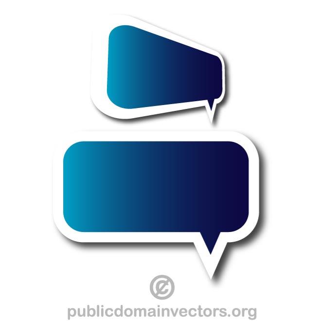424 views SPEECH BUBBLE VECTOR GRAPHICS - Download at Vectorportal