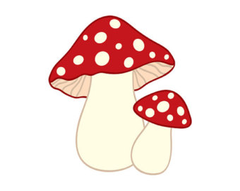 Toadstool clipart | Etsy