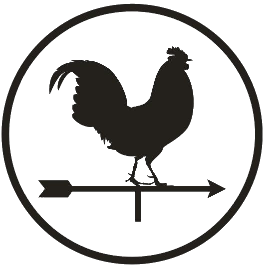 Rooster clipart silhouette