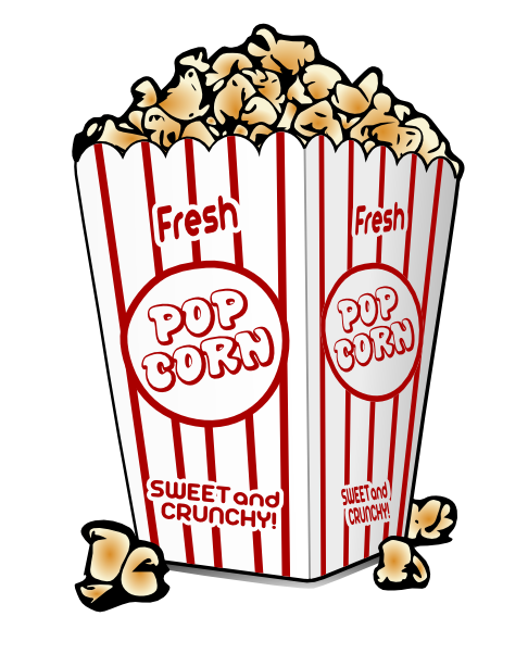 Popcorn Bucket Clipart