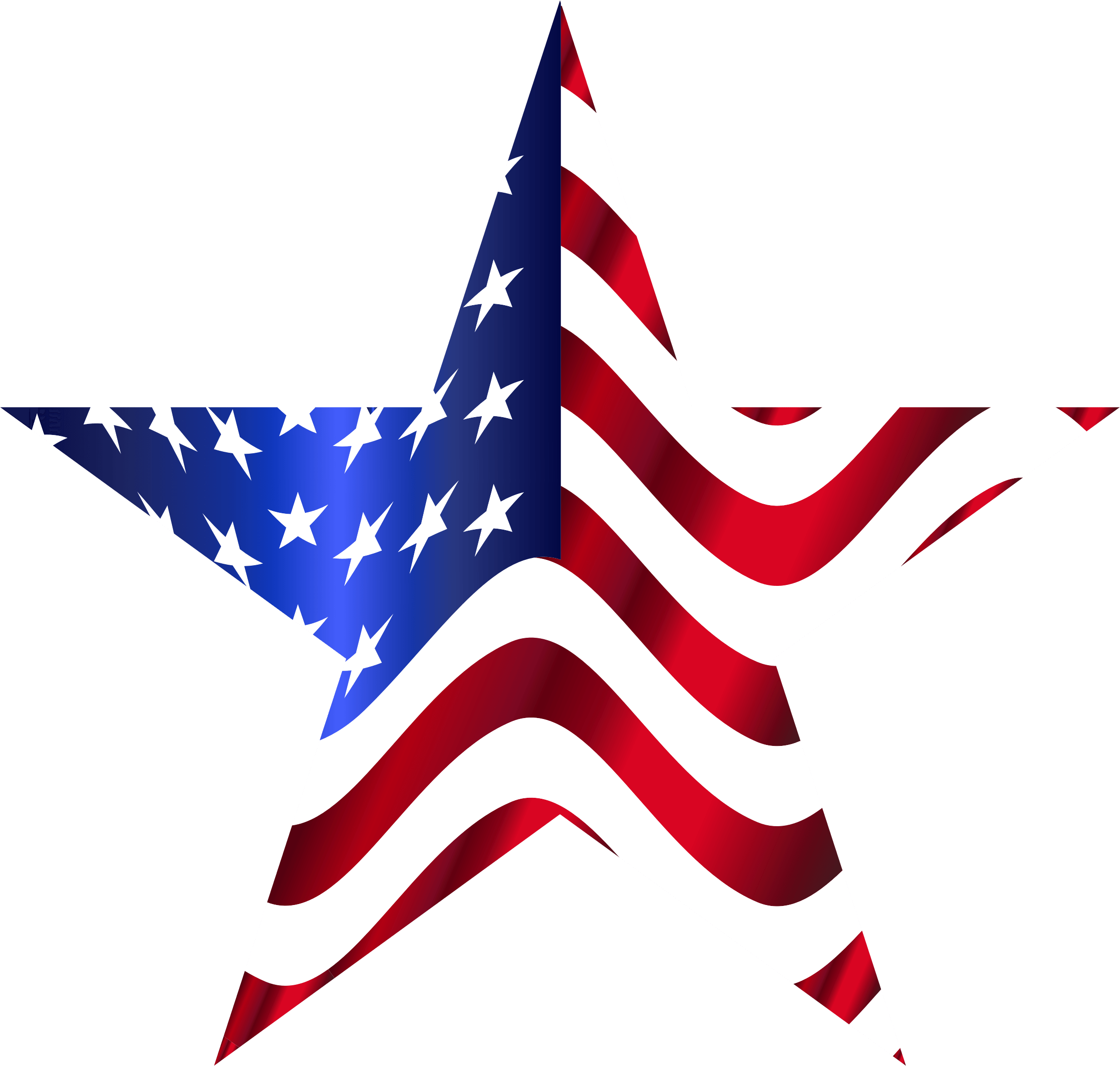 Usa Waving Flag Transparent Png Stickpng Clipart Best Clipart Best