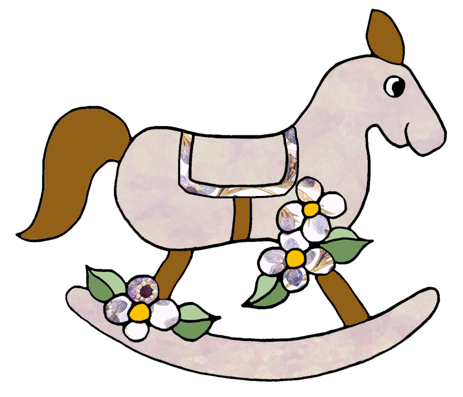 ArtbyJean - Paper Crafts: Rocking Horse Clip Art from set A05 ...