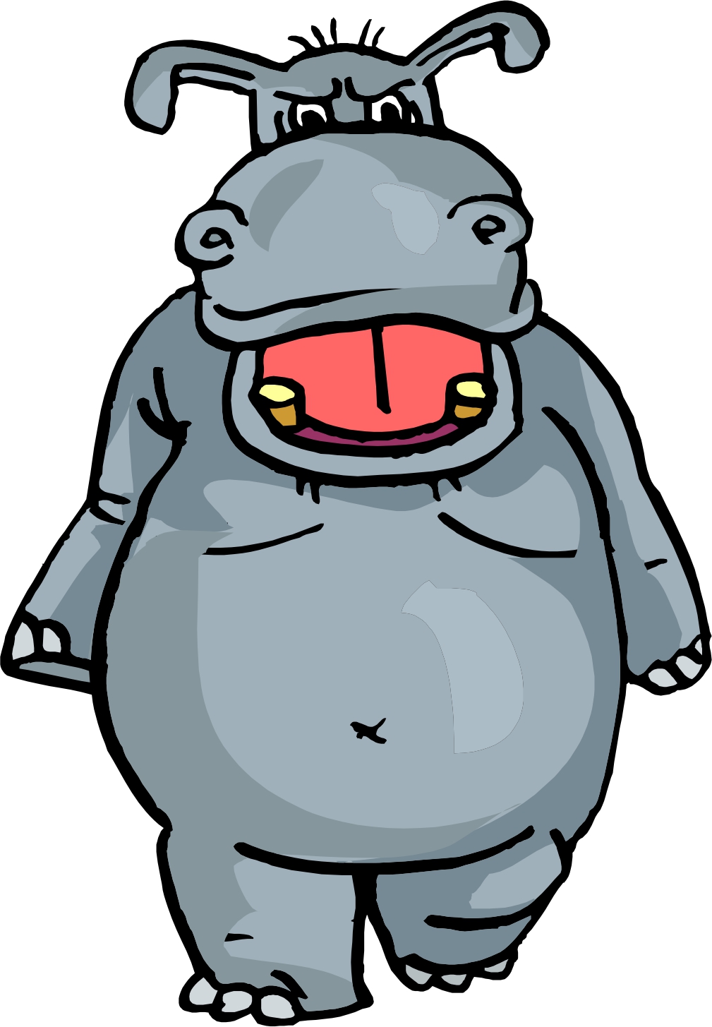 Search Best Cartoon Hippo Html