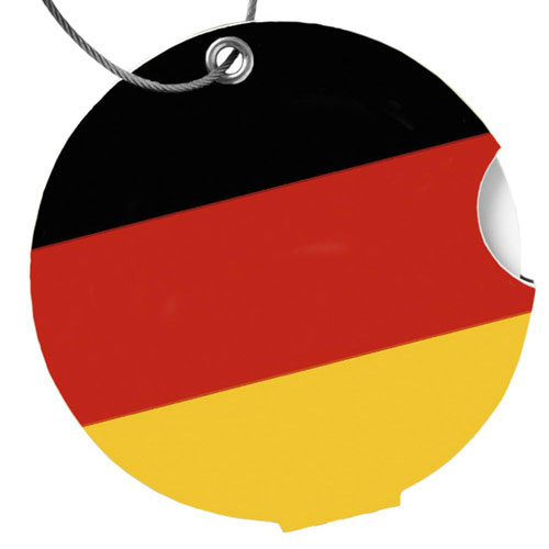 Buy the Luggage Tag - German Flag online at UtilityDesign.