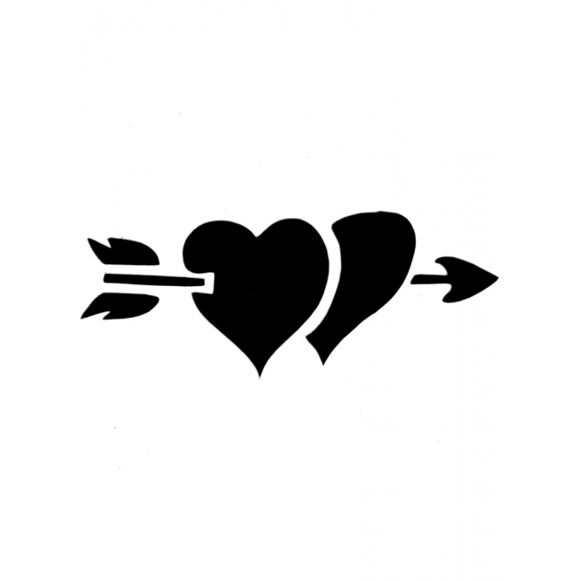 Heart 1 Stencil