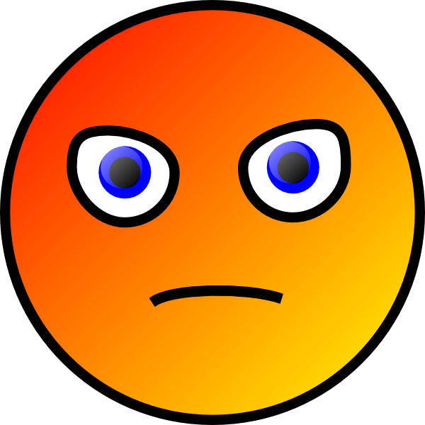 Sad And Angry Smiley - ClipArt Best