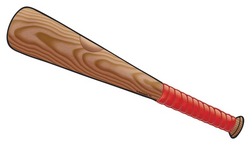 Clip Art Baseball Bat