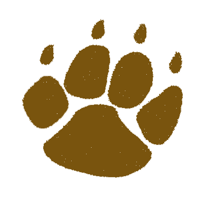 Clipart For Free: Cat Paw Prints Clipart