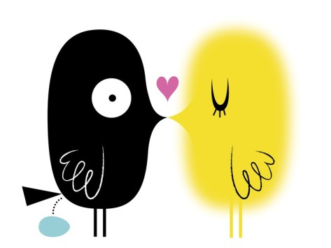 Love Birds Giclee Print by Kirsten Ulve at AllPosters.