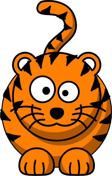 Tiger Clip Art Mascot Cartoon