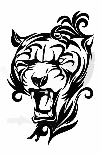 Tiger Head Clip Art - vector clip art online, royalty ...
