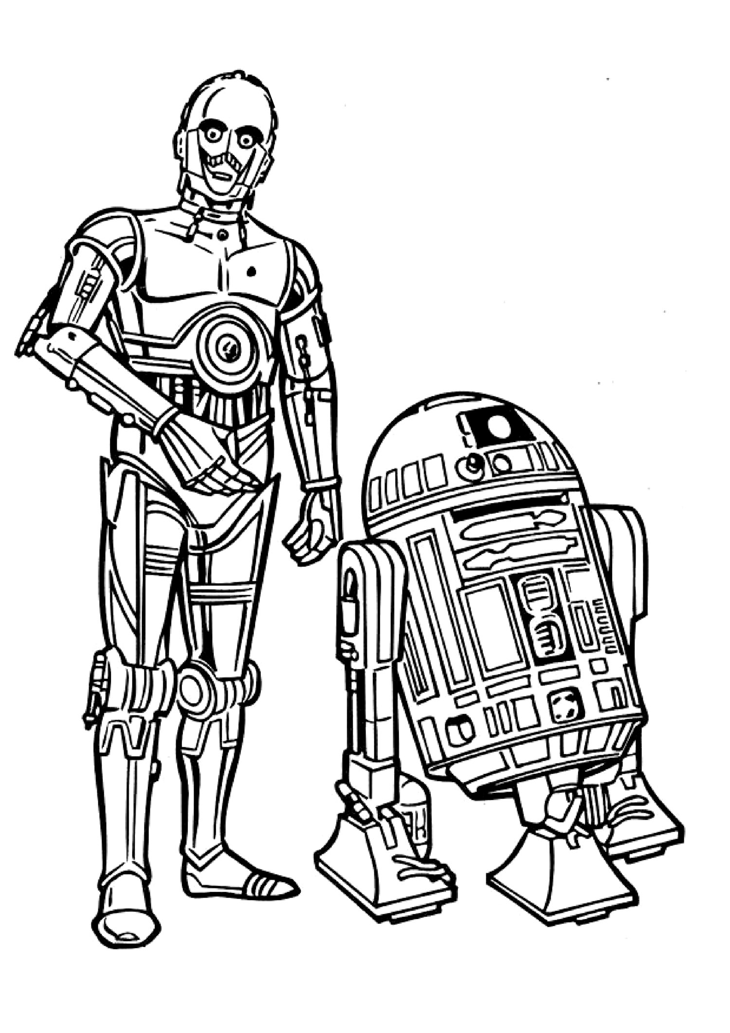 Star Wars Line Art - ClipArt Best