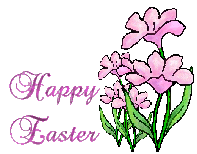 Easter Clip Art - Easter Basket and Flowers Titles - Free Easter ...