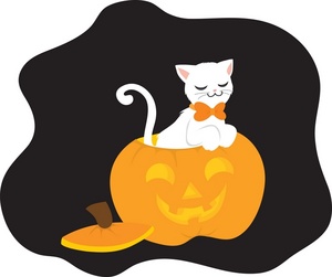Cute Halloween Cat Clipart - Free Clipart Images