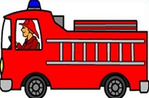 Fire truck clipart free