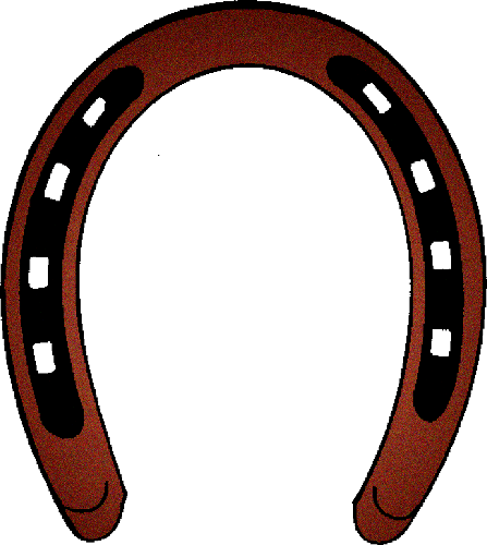 Horseshoe outline clipart png