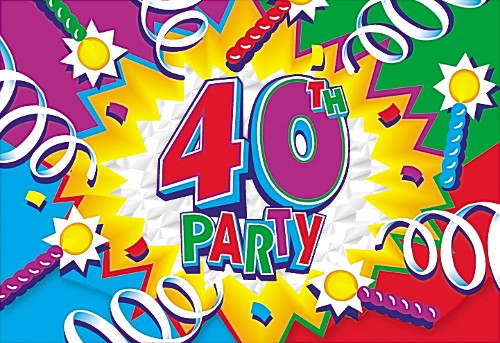 clip art 40th birthday free - photo #24