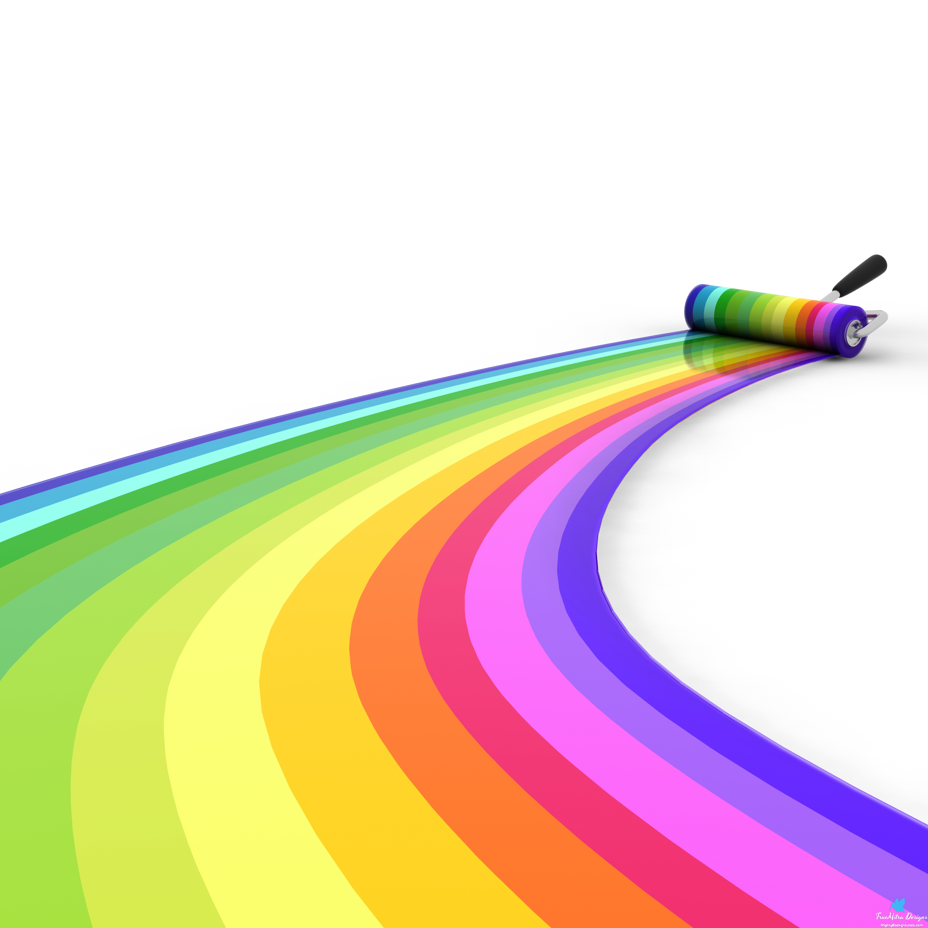 Wallpapers For > Rainbow Paint Background