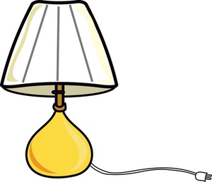 Floor Lamp Clipart Black And White - Free Clipart ...