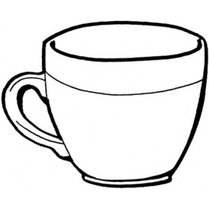 Teacup coloring page - Polyvore