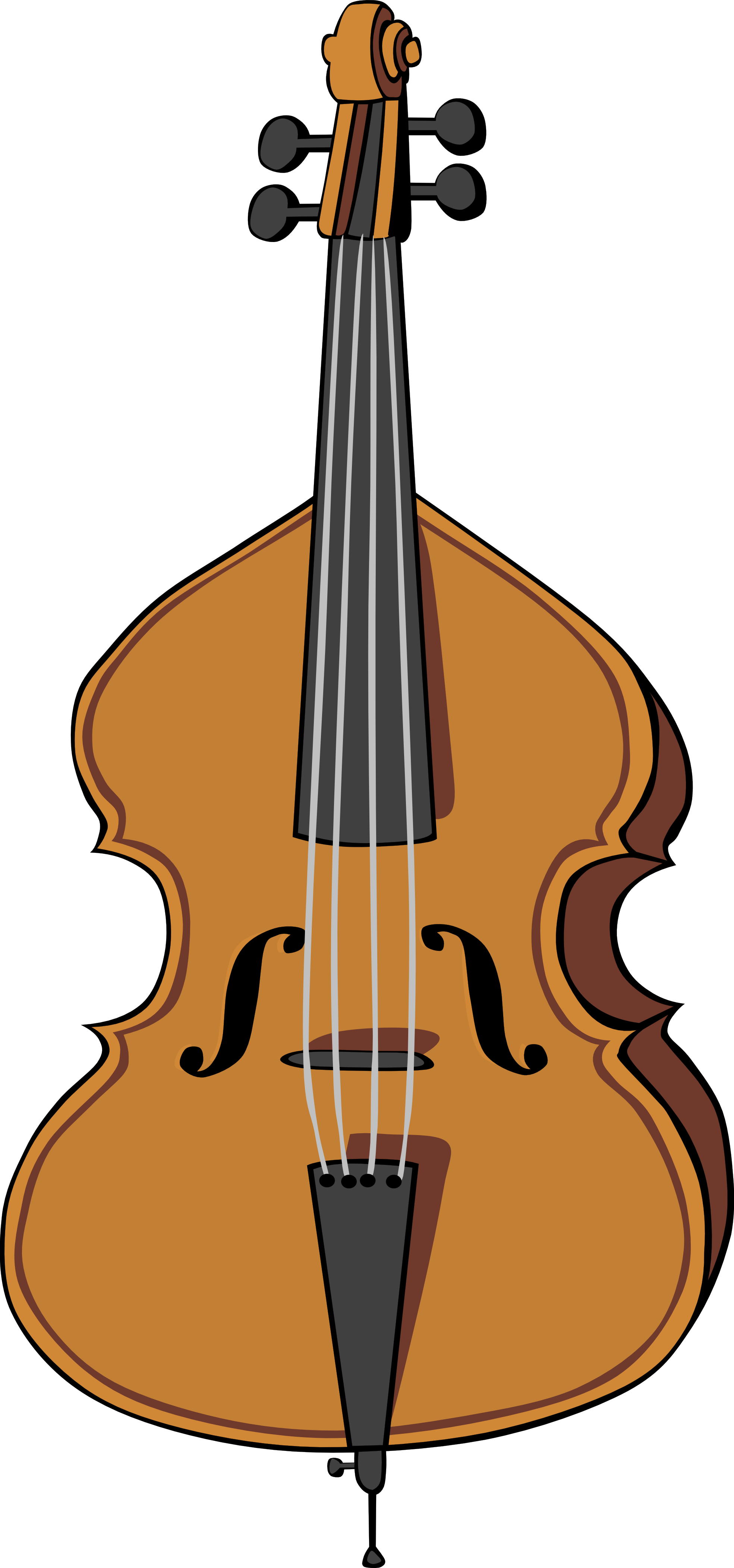 Images For > Double Bass Clipart