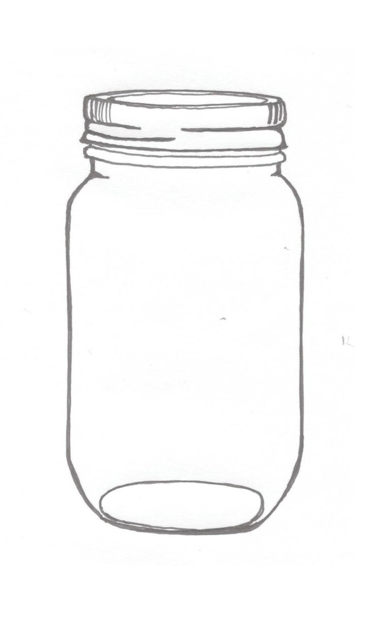Mason Jar Printable - ClipArt Best