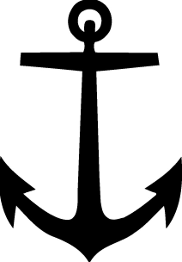 Anchor Clip Art Black And White - Free Clipart Images