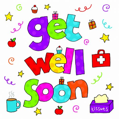 Feel better soon clipart