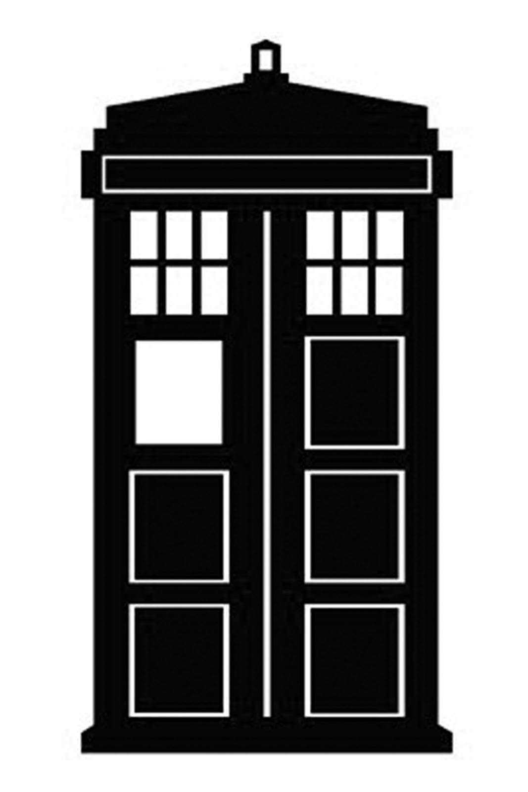 Doodlecraft: Doctor Who Stencil Silhouette Outline Clipart Mania!