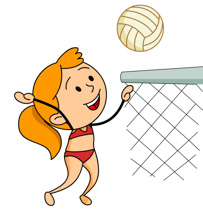 Free Sports - Volleyball Clipart - Clip Art Pictures - Graphics ...