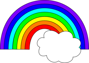 Rainbow Clipart Outline - Free Clipart Images