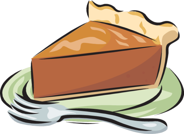 Clipart of pumpkin pie