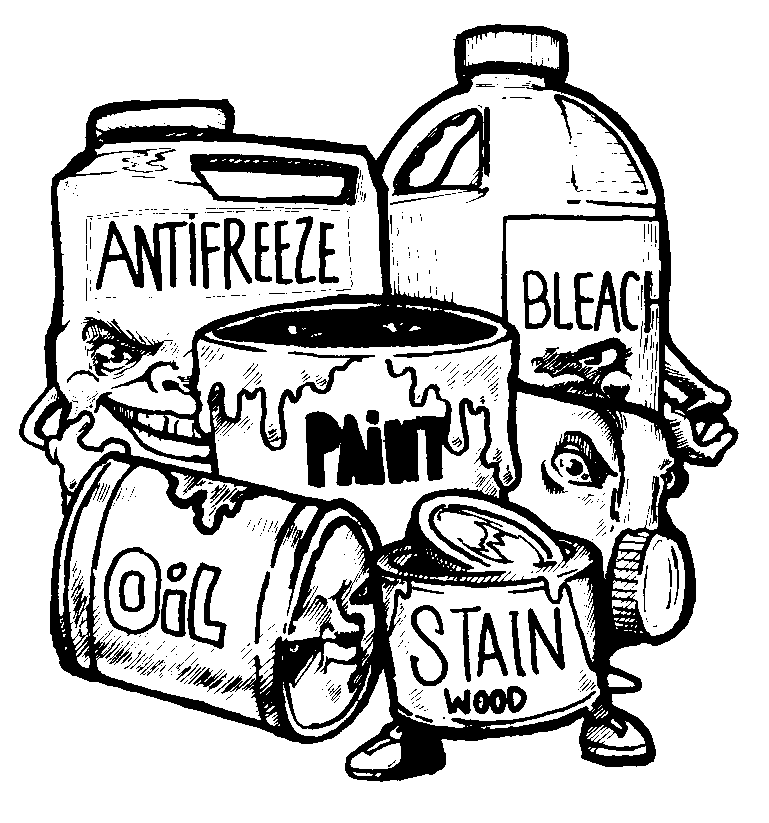 Cartoon Hazardous Materials Clipart