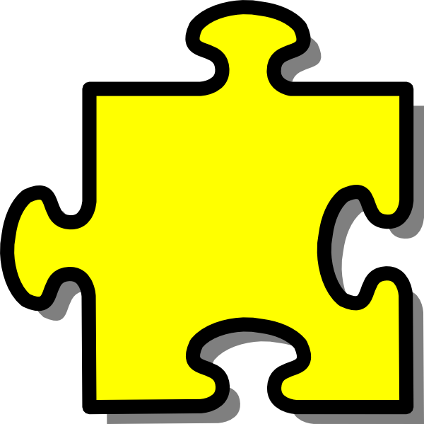 Clip art puzzle pieces