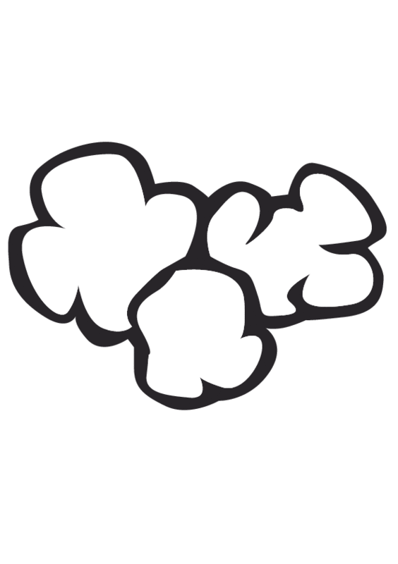 Popcorn Kernel Outline ClipArt Best