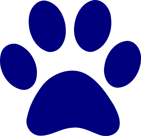 Best Photos of Blue Paw Print Clip Art - Blue Dog Paw Print Logo ...