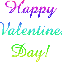 Valentines Day Happy Hearts Letters Animation Animated Gif ...