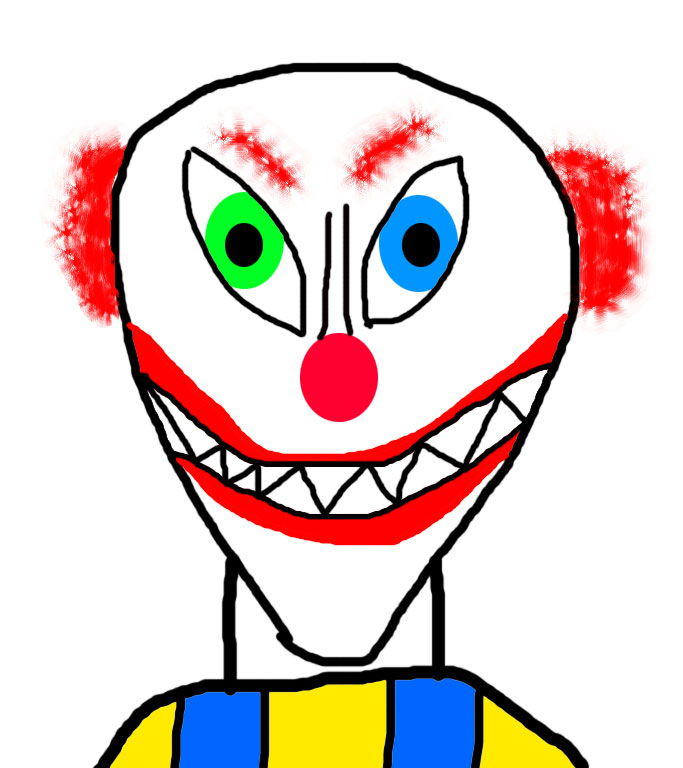 Scary Clown Cartoon