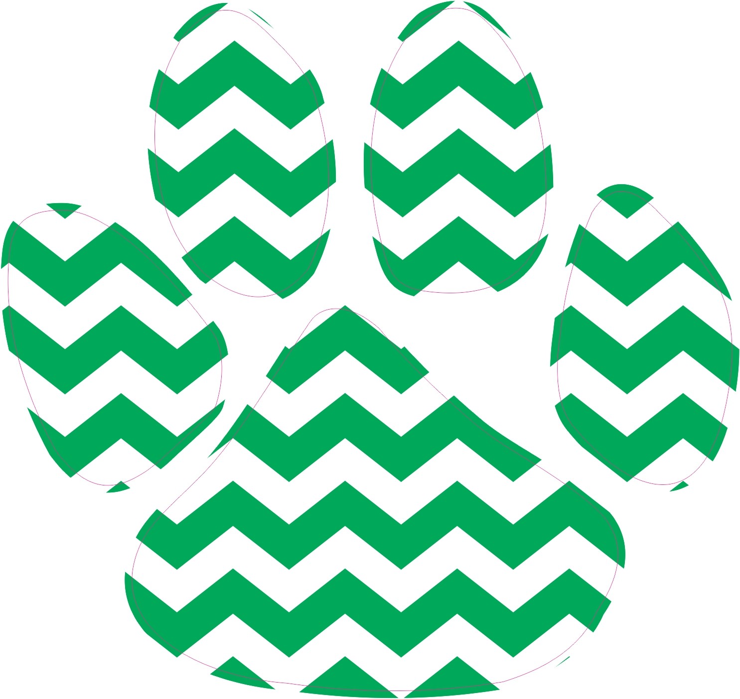 green chevron clip art - photo #22