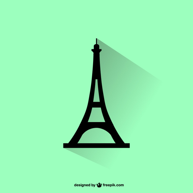 Tour Eiffel silhouette | TÃ©lÃ©charger des Vecteurs gratuitement