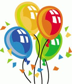 Birthday balloon clipart images