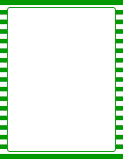 New Striped Borders: Green and Black, Green and White, and More