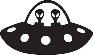Alien In A Spaceship Clip Art - ClipArt Best