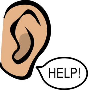 Save The Ear! clip art - vector clip art online, royalty free ...