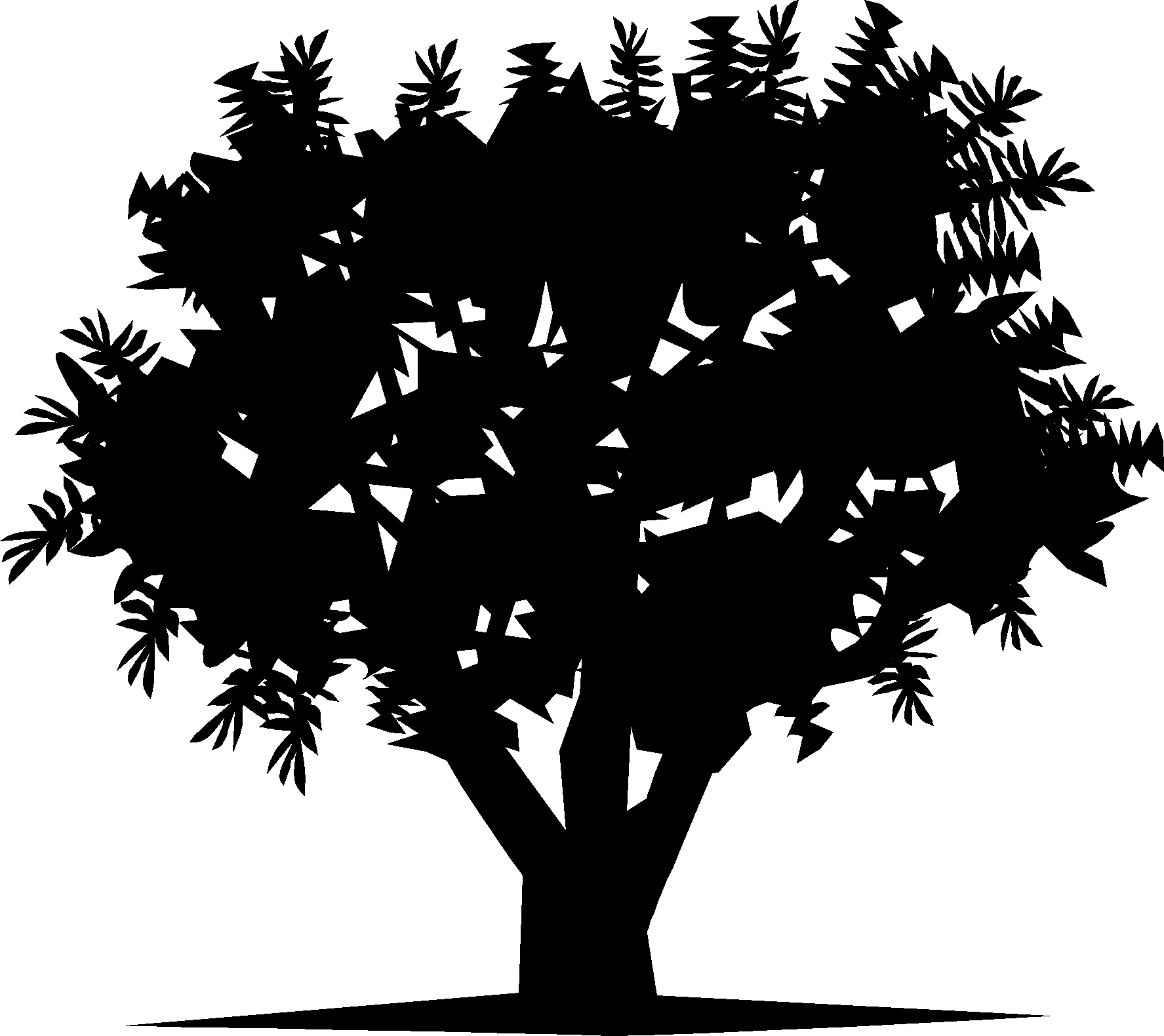 clip art free tree silhouette - photo #34