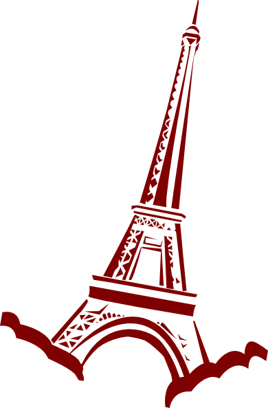 Eiffel Tower clip art - vector clip art online, royalty free ...